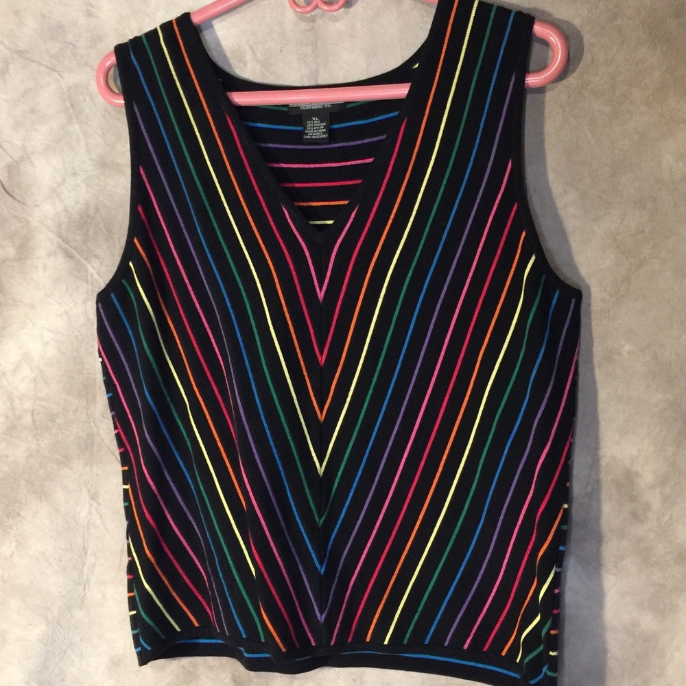 World Republic XL Rainbow Tank Top